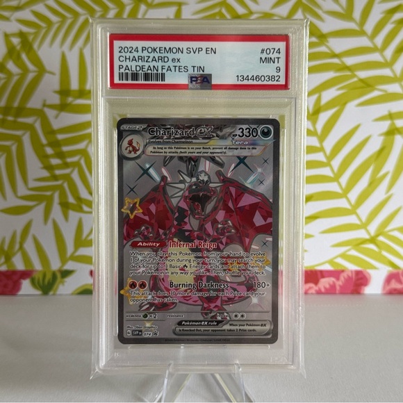 Pokemon Other - Charizard ex Pokémon Card Black Star Promo PSA 9